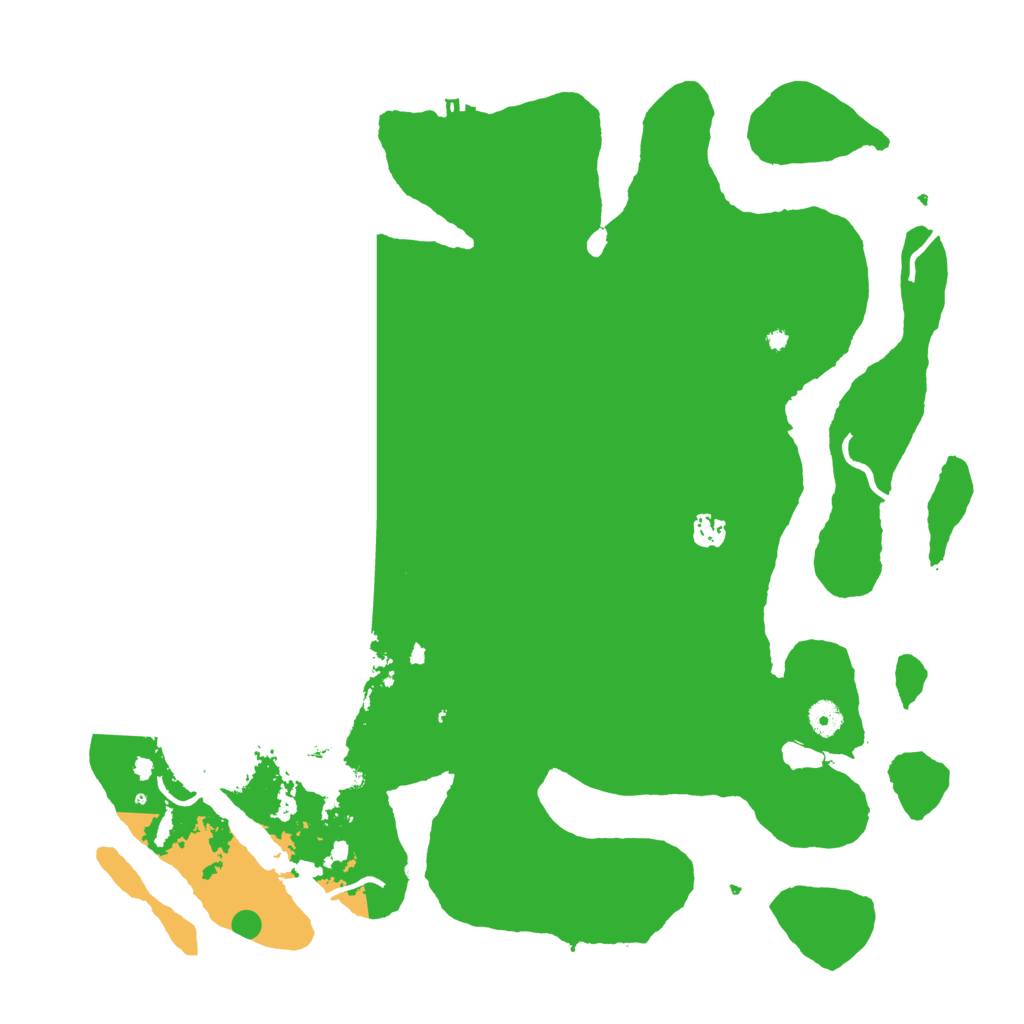 Biome Rust Map: Procedural Map, Size: 4500, Seed: 5833276