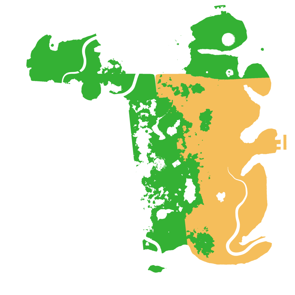 Biome Rust Map: Procedural Map, Size: 4000, Seed: 460914