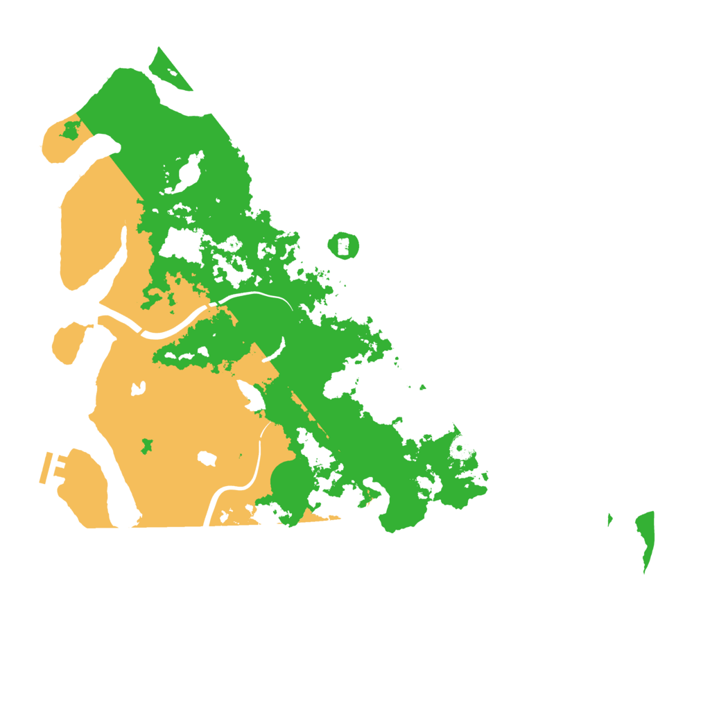 Biome Rust Map: Procedural Map, Size: 4500, Seed: 657089