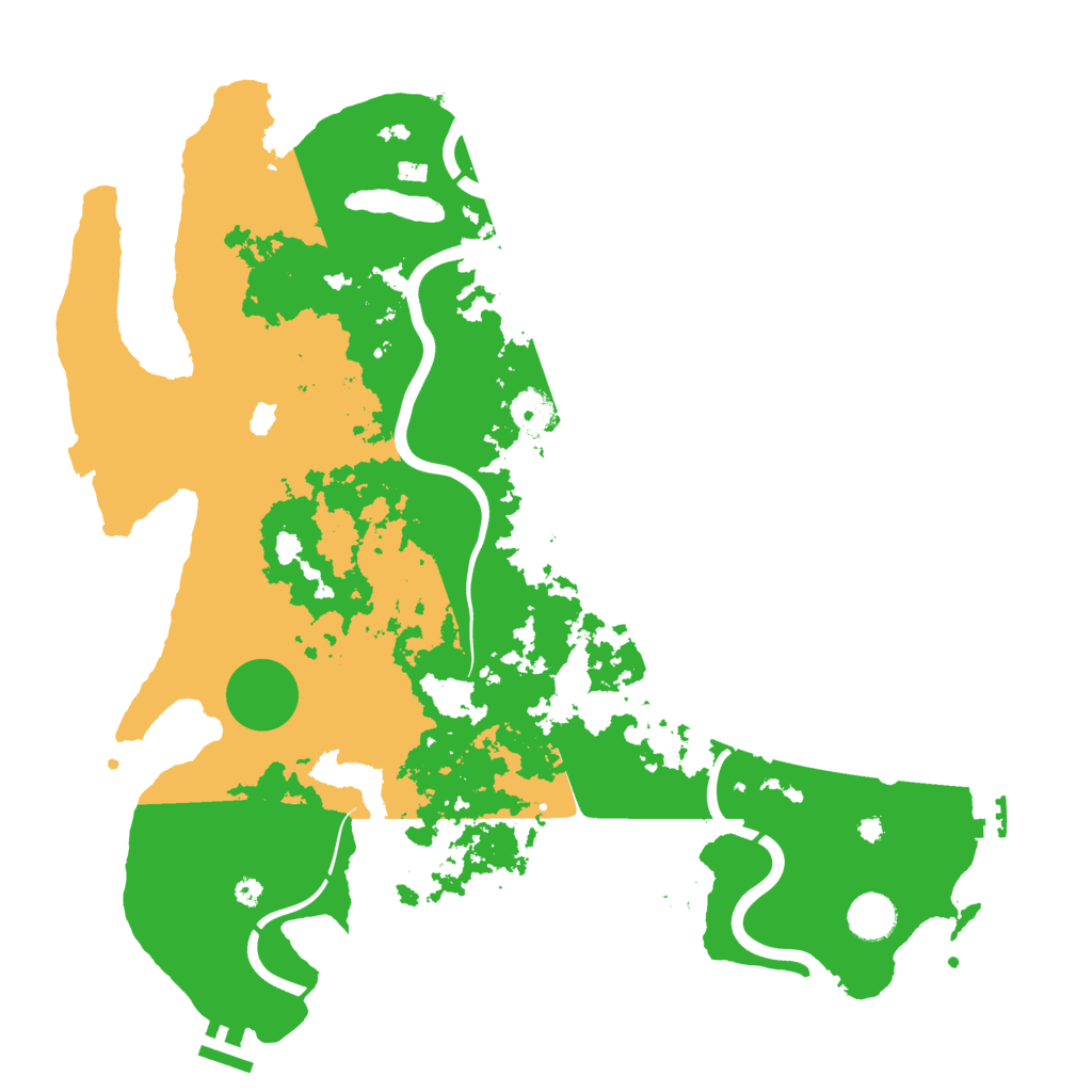 Biome Rust Map: Procedural Map, Size: 4000, Seed: 300593
