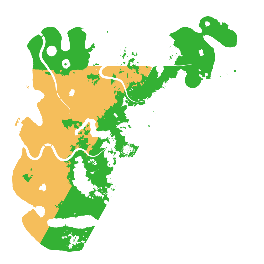Biome Rust Map: Procedural Map, Size: 4500, Seed: 4948747
