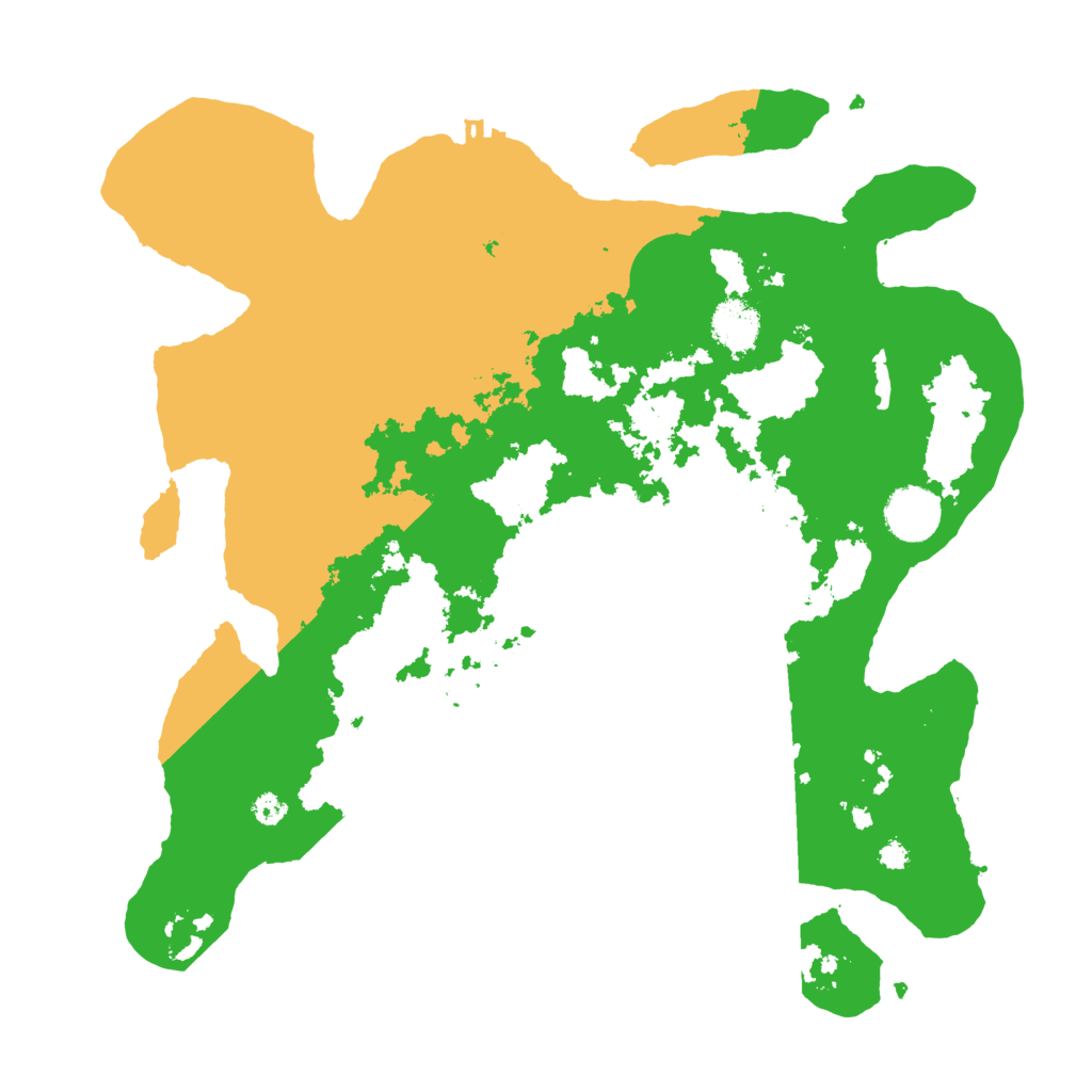 Biome Rust Map: Procedural Map, Size: 3500, Seed: 178647