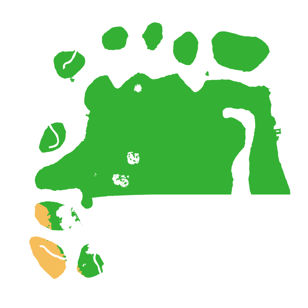 Biome Rust Map: Procedural Map, Size: 3550, Seed: 199804