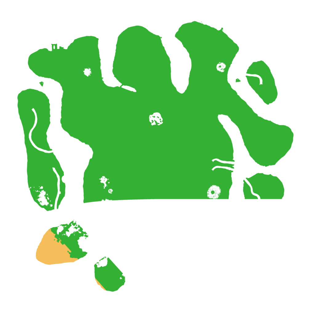 Biome Rust Map: Procedural Map, Size: 3500, Seed: 876283