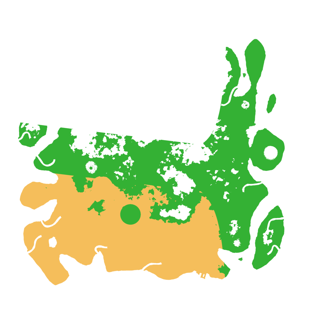 Biome Rust Map: Procedural Map, Size: 4000, Seed: 635975