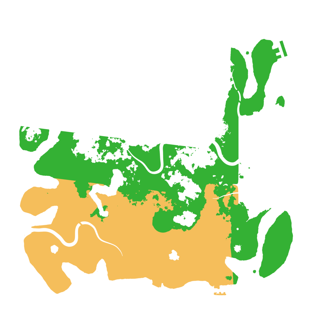 Biome Rust Map: Procedural Map, Size: 4000, Seed: 635975