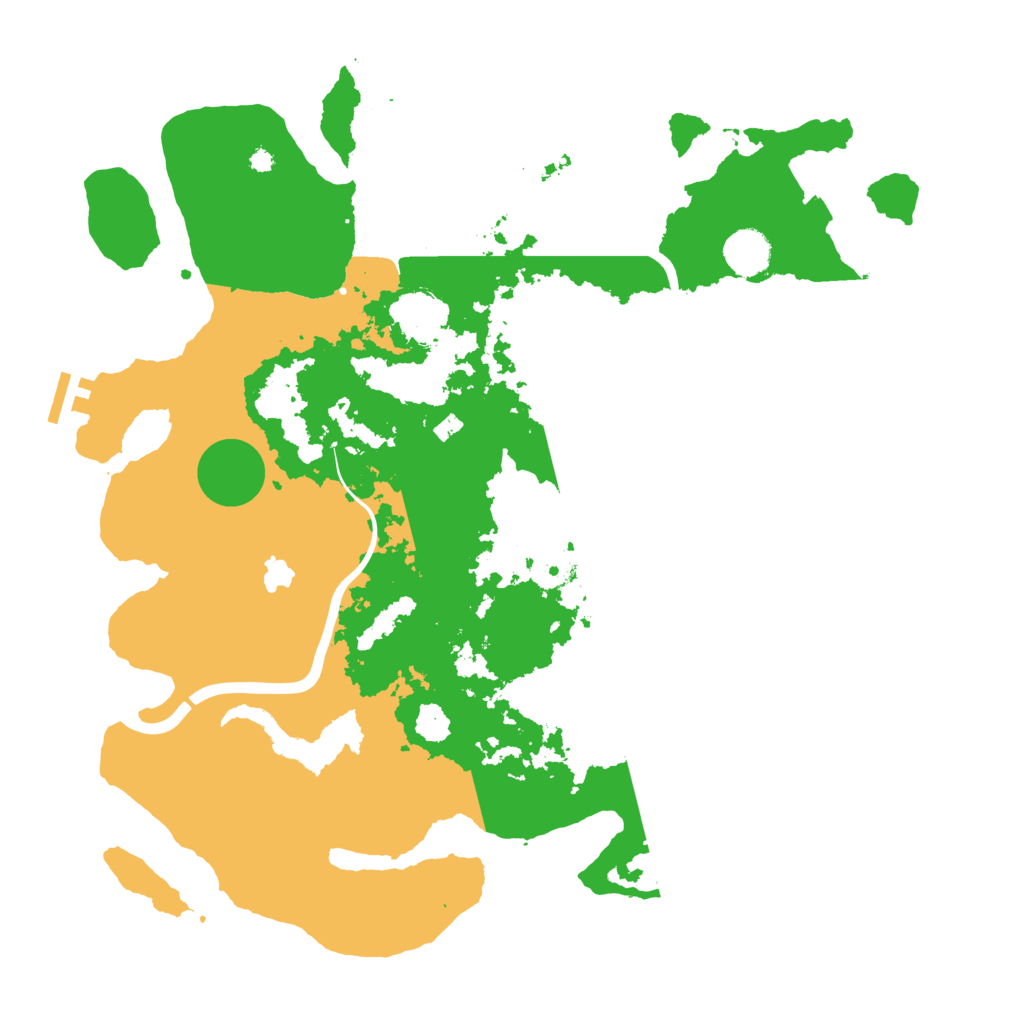 Biome Rust Map: Procedural Map, Size: 4000, Seed: 541224188