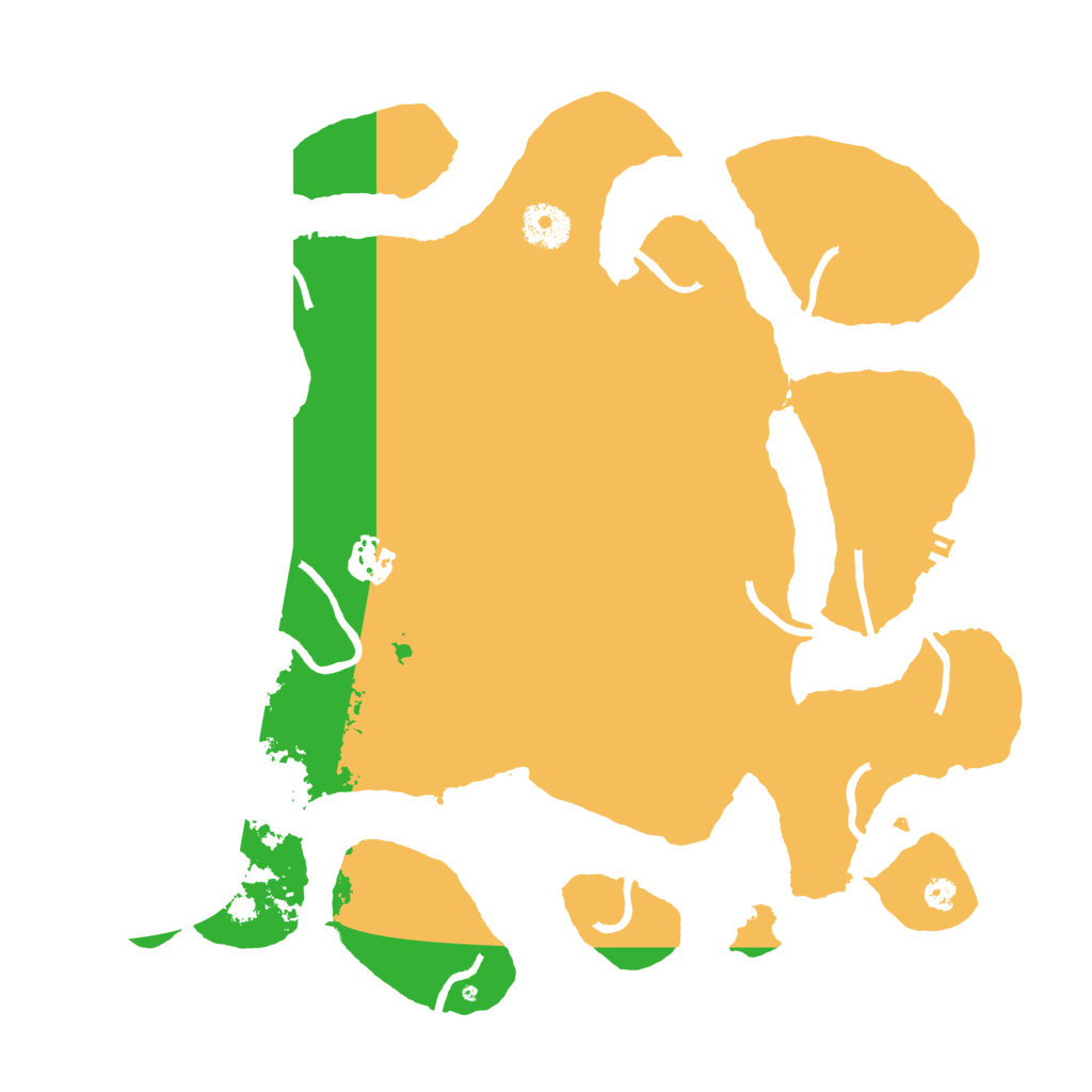 Biome Rust Map: Procedural Map, Size: 3500, Seed: 362280