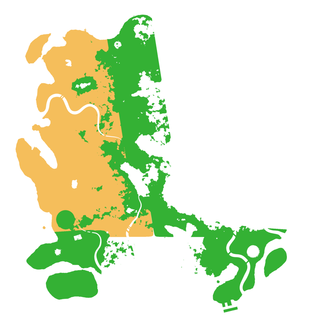 Biome Rust Map: Procedural Map, Size: 4500, Seed: 1639031