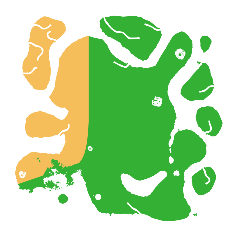 Biome Rust Map: Procedural Map, Size: 3550, Seed: 618462