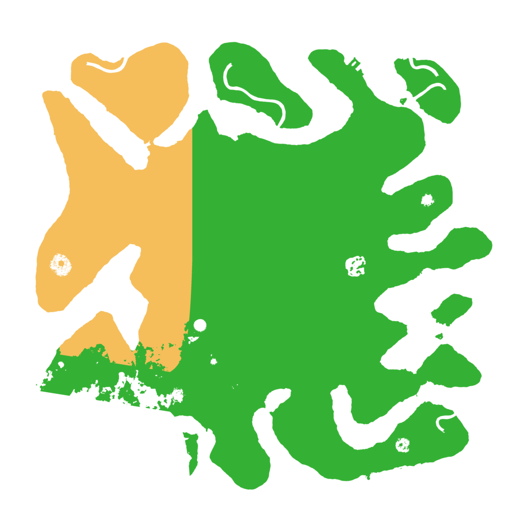 Biome Rust Map: Procedural Map, Size: 3700, Seed: 803363