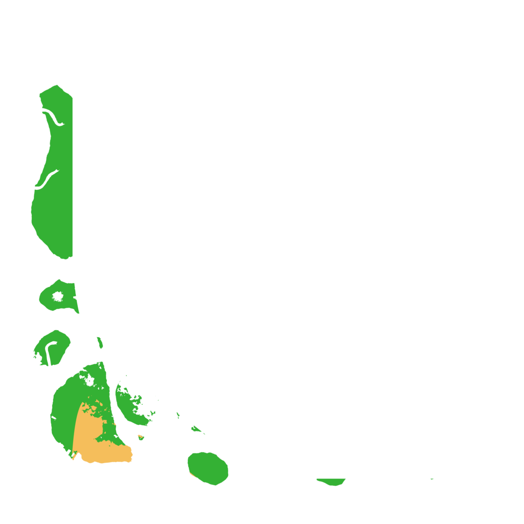 Biome Rust Map: Procedural Map, Size: 4500, Seed: 2663497