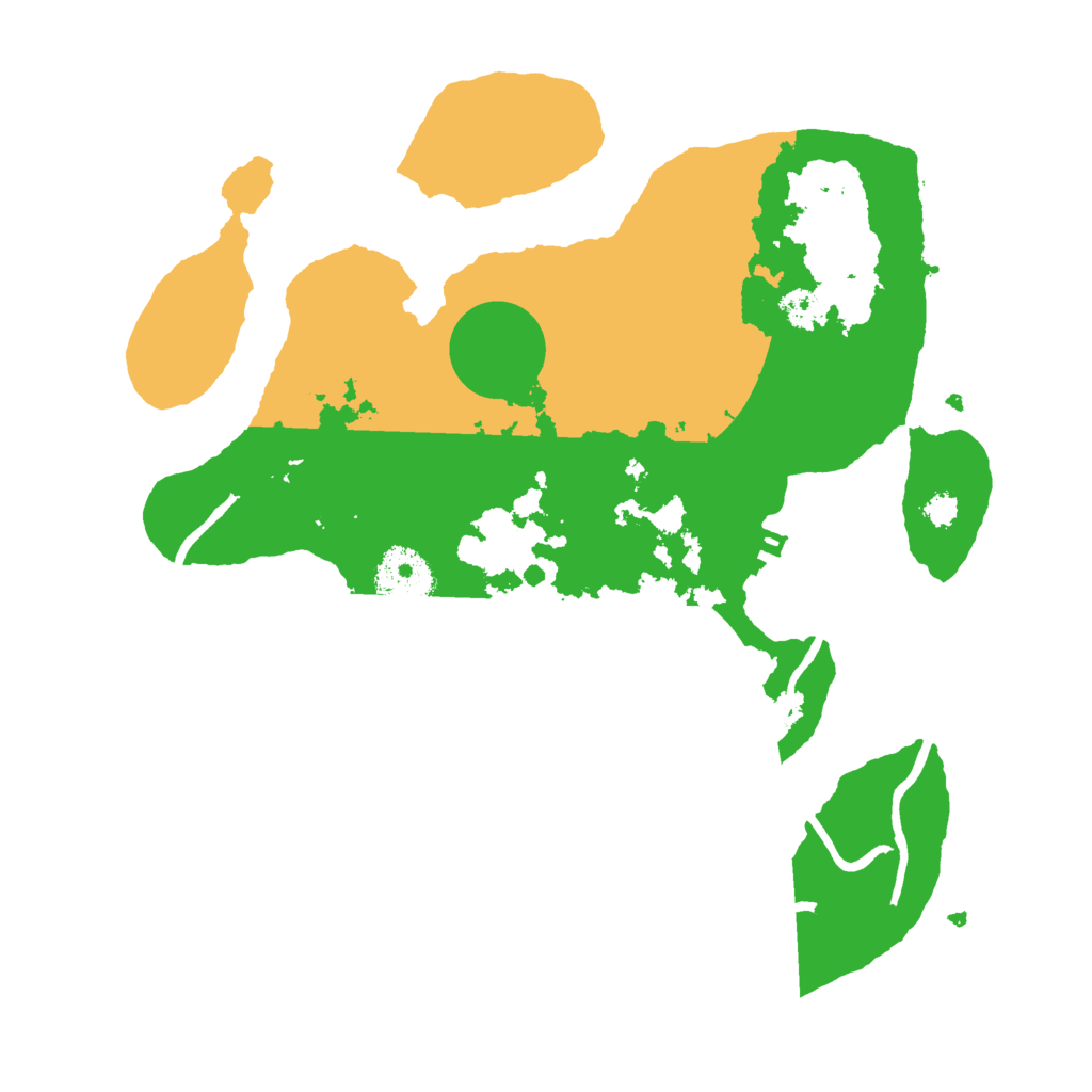 Biome Rust Map: Procedural Map, Size: 3000, Seed: 292583