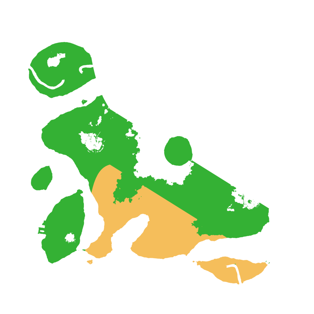 Biome Rust Map: Procedural Map, Size: 3000, Seed: 22352