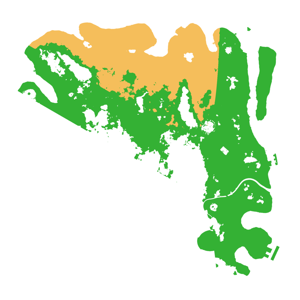 Biome Rust Map: Procedural Map, Size: 4000, Seed: 150393