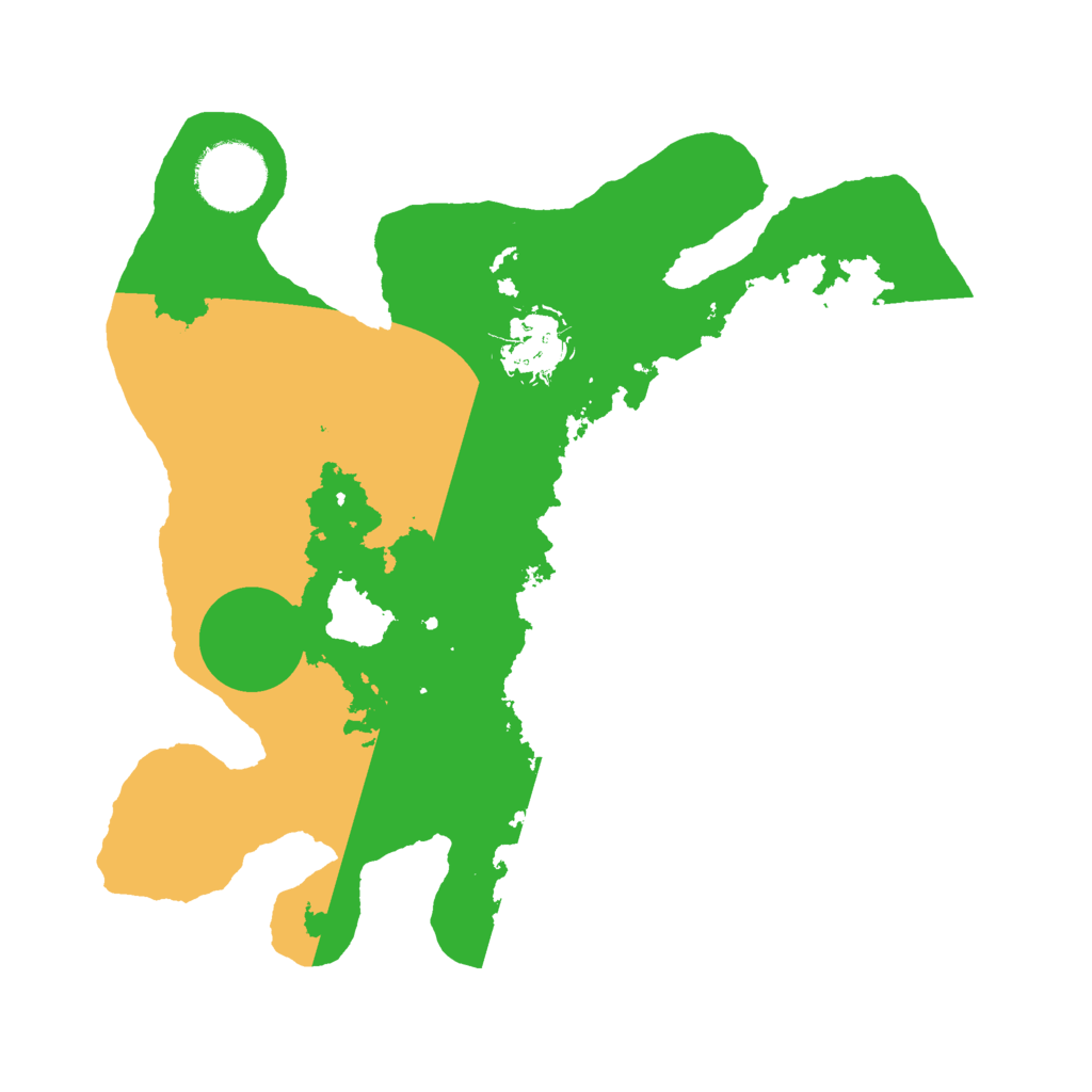 Biome Rust Map: Barren, Size: 2750, Seed: 713415