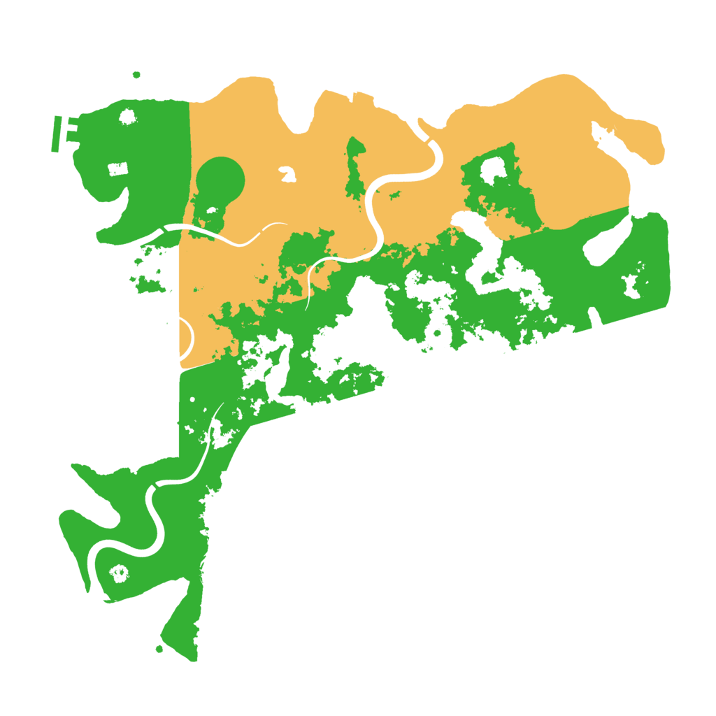 Biome Rust Map: Procedural Map, Size: 4000, Seed: 174711