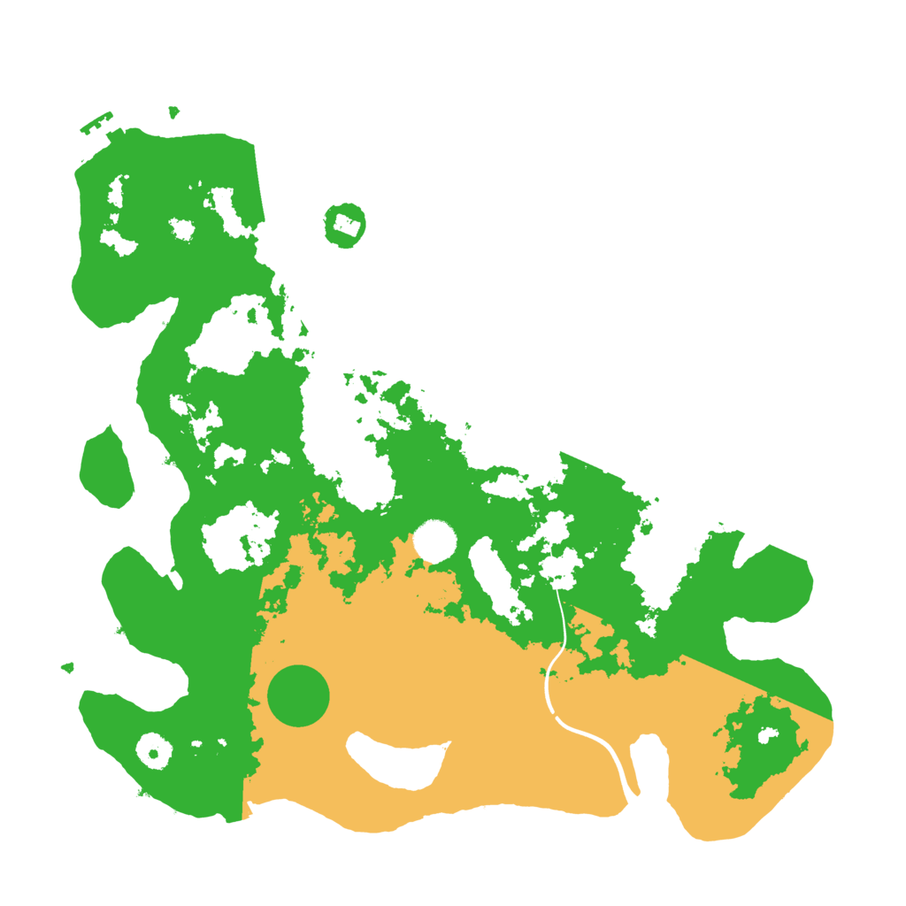 Biome Rust Map: Procedural Map, Size: 3850, Seed: 64175249