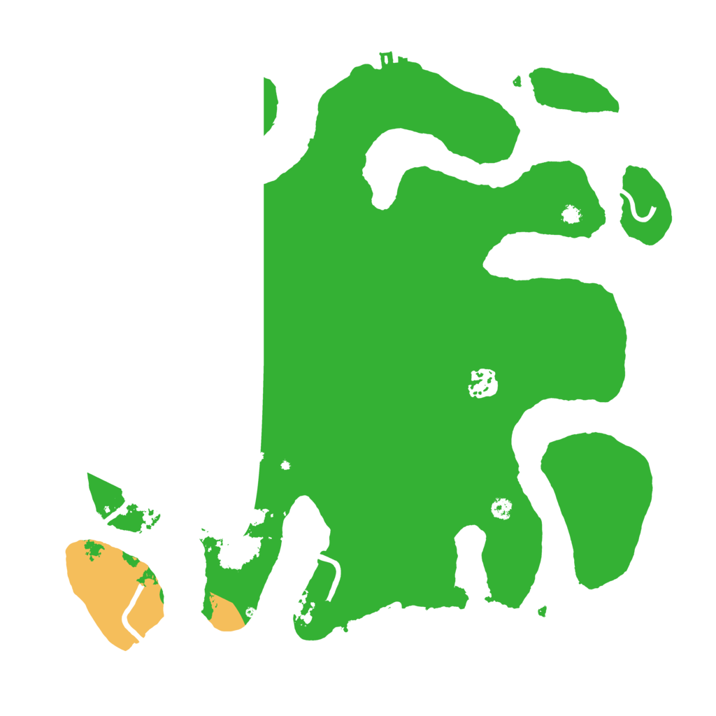 Biome Rust Map: Procedural Map, Size: 3500, Seed: 9814