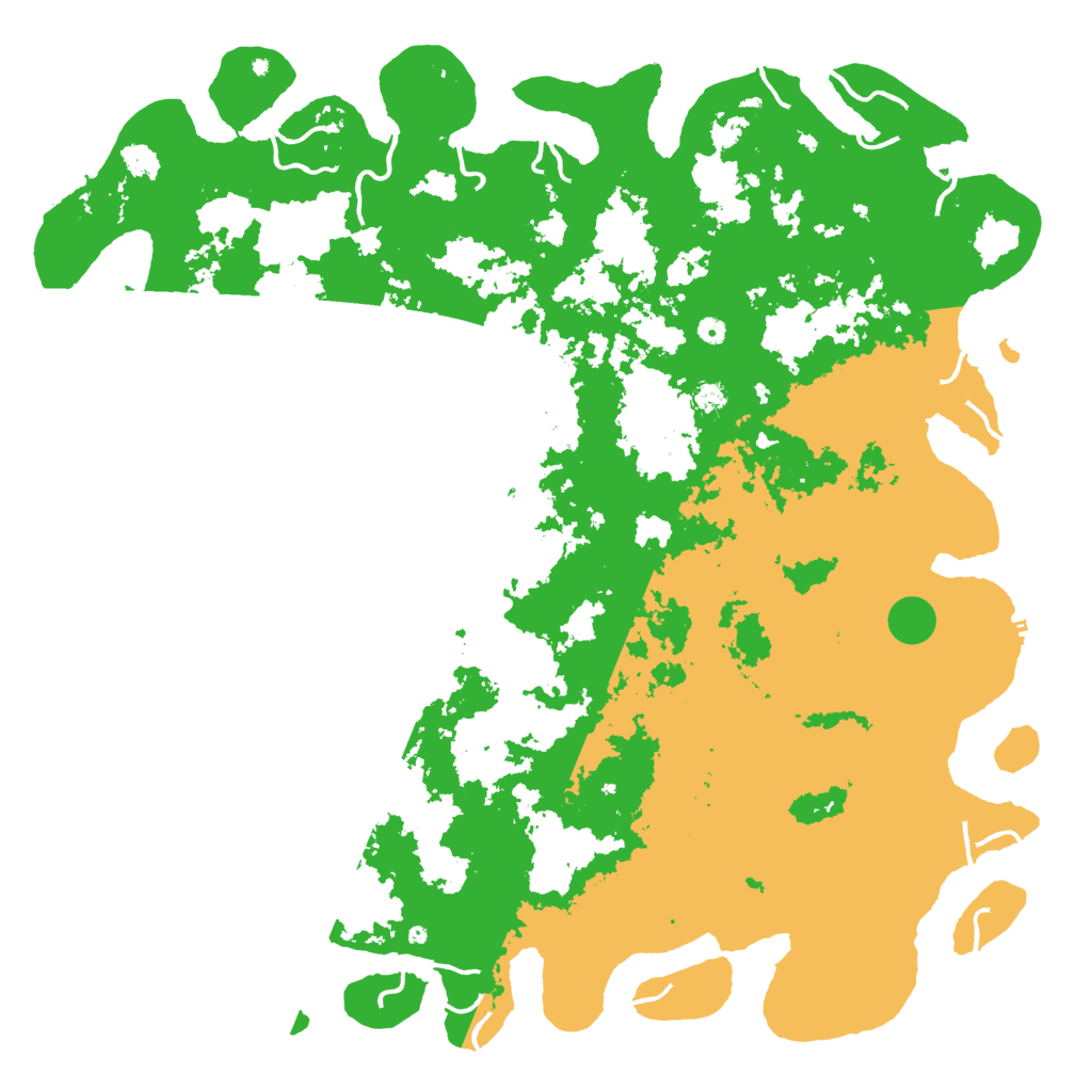 Biome Rust Map: Procedural Map, Size: 6000, Seed: 65563