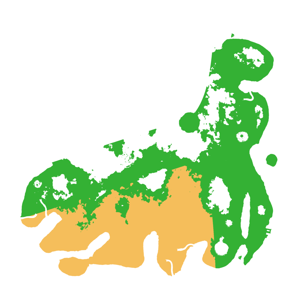 Biome Rust Map: Procedural Map, Size: 4000, Seed: 499554