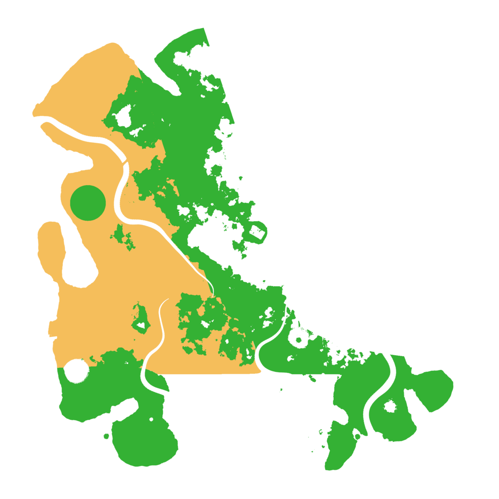 Biome Rust Map: Procedural Map, Size: 3700, Seed: 3547546