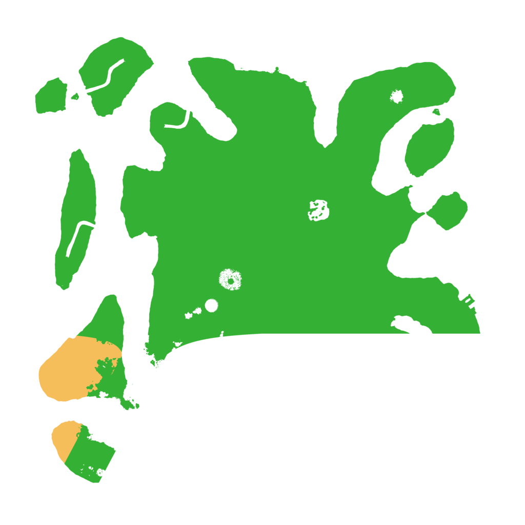 Biome Rust Map: Procedural Map, Size: 3550, Seed: 740506