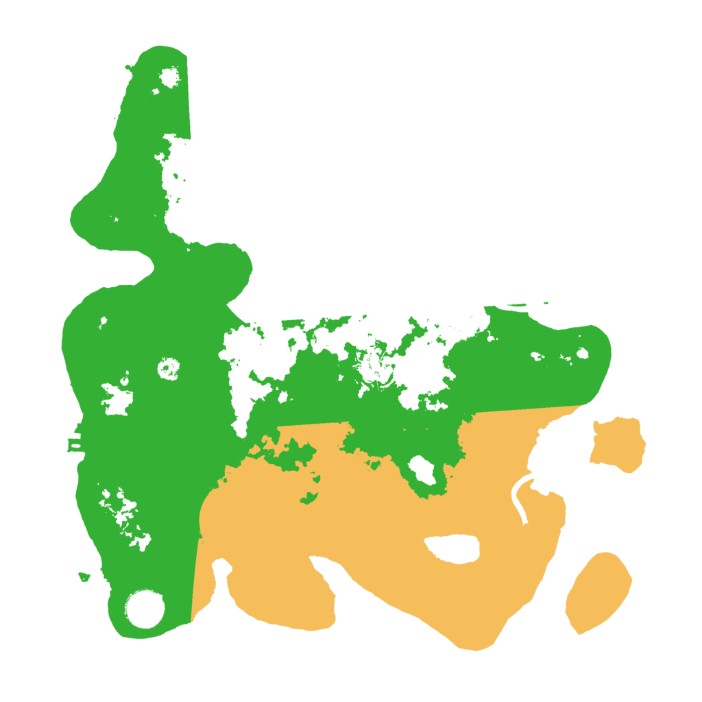 Biome Rust Map: Procedural Map, Size: 3200, Seed: 320045