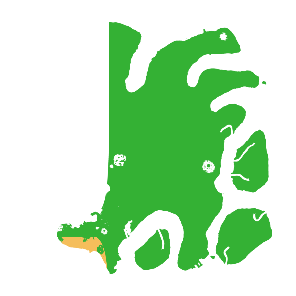 Biome Rust Map: Procedural Map, Size: 3550, Seed: 751652