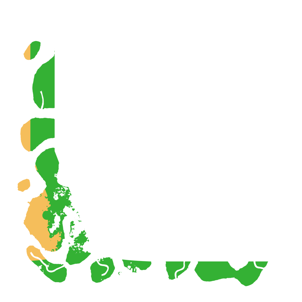 Biome Rust Map: Procedural Map, Size: 4500, Seed: 9943254