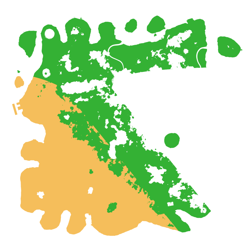 Biome Rust Map: Procedural Map, Size: 4500, Seed: 40