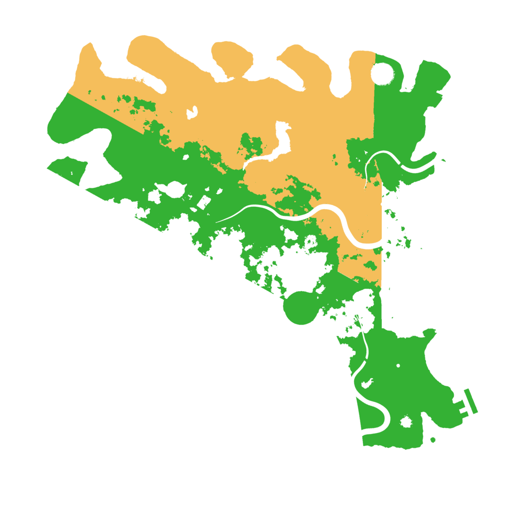 Biome Rust Map: Procedural Map, Size: 4000, Seed: 1616155811