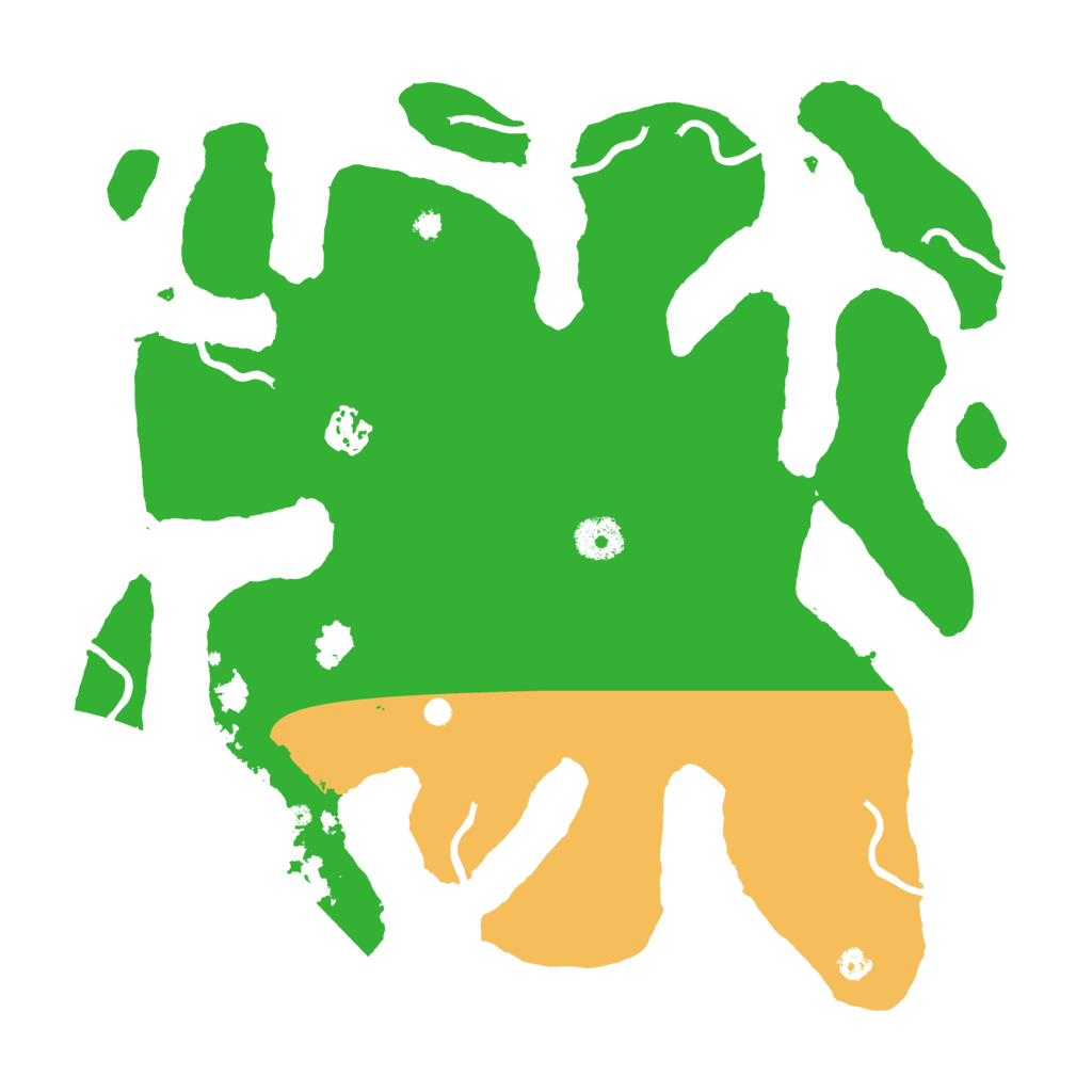 Biome Rust Map: Procedural Map, Size: 3550, Seed: 75321