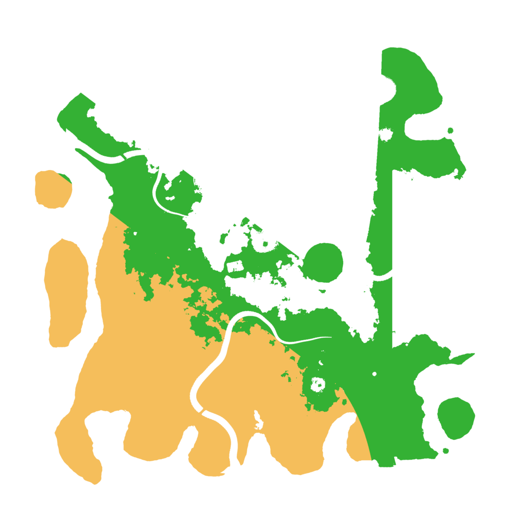 Biome Rust Map: Procedural Map, Size: 3550, Seed: 801978