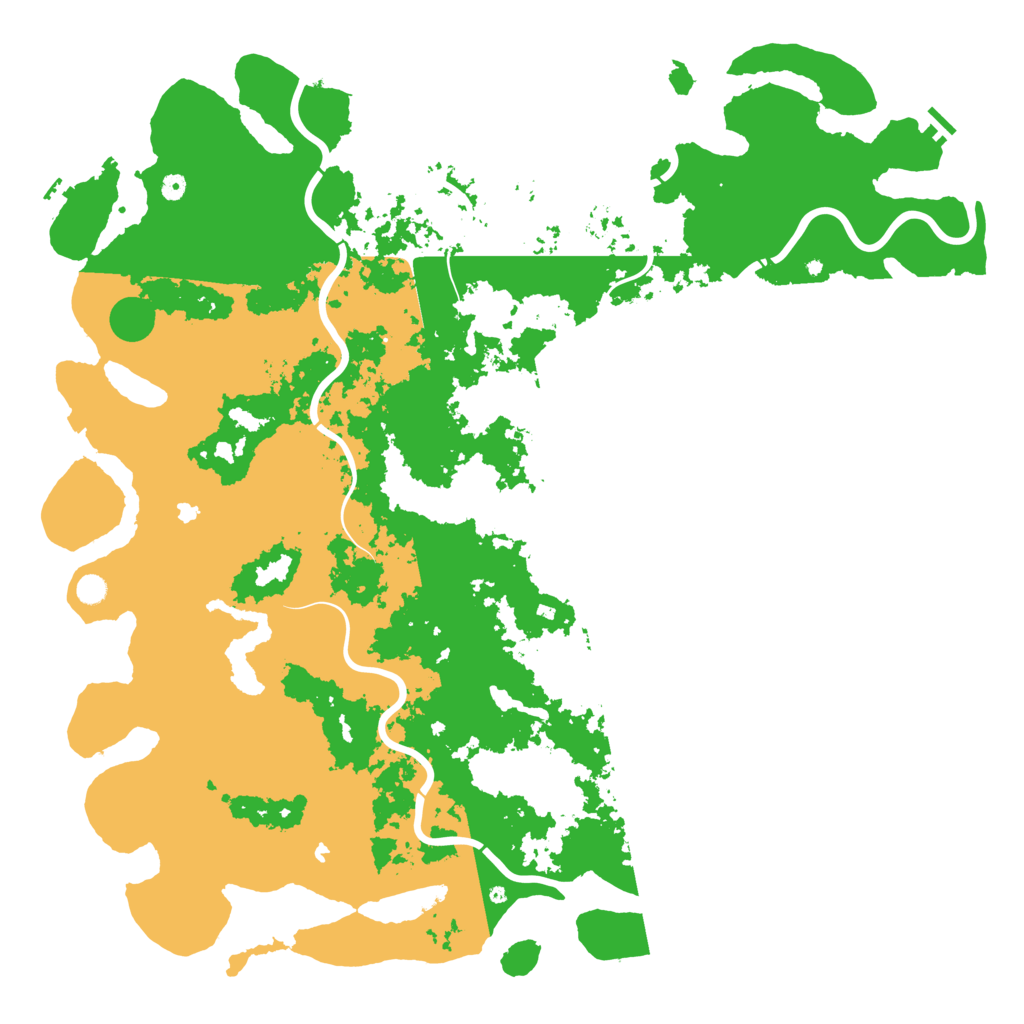 Biome Rust Map: Procedural Map, Size: 6000, Seed: 111961689