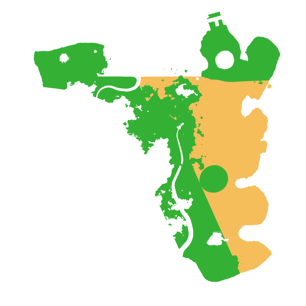 Biome Rust Map: Procedural Map, Size: 3000, Seed: 387643