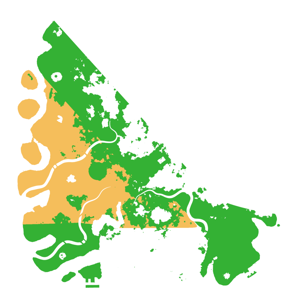 Biome Rust Map: Procedural Map, Size: 4500, Seed: 3036796
