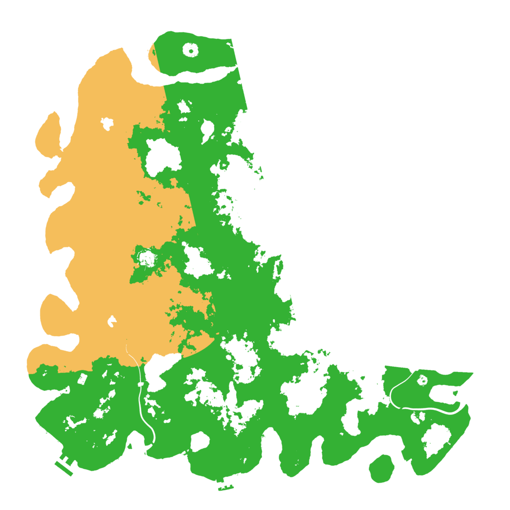 Biome Rust Map: Procedural Map, Size: 5000, Seed: 242467