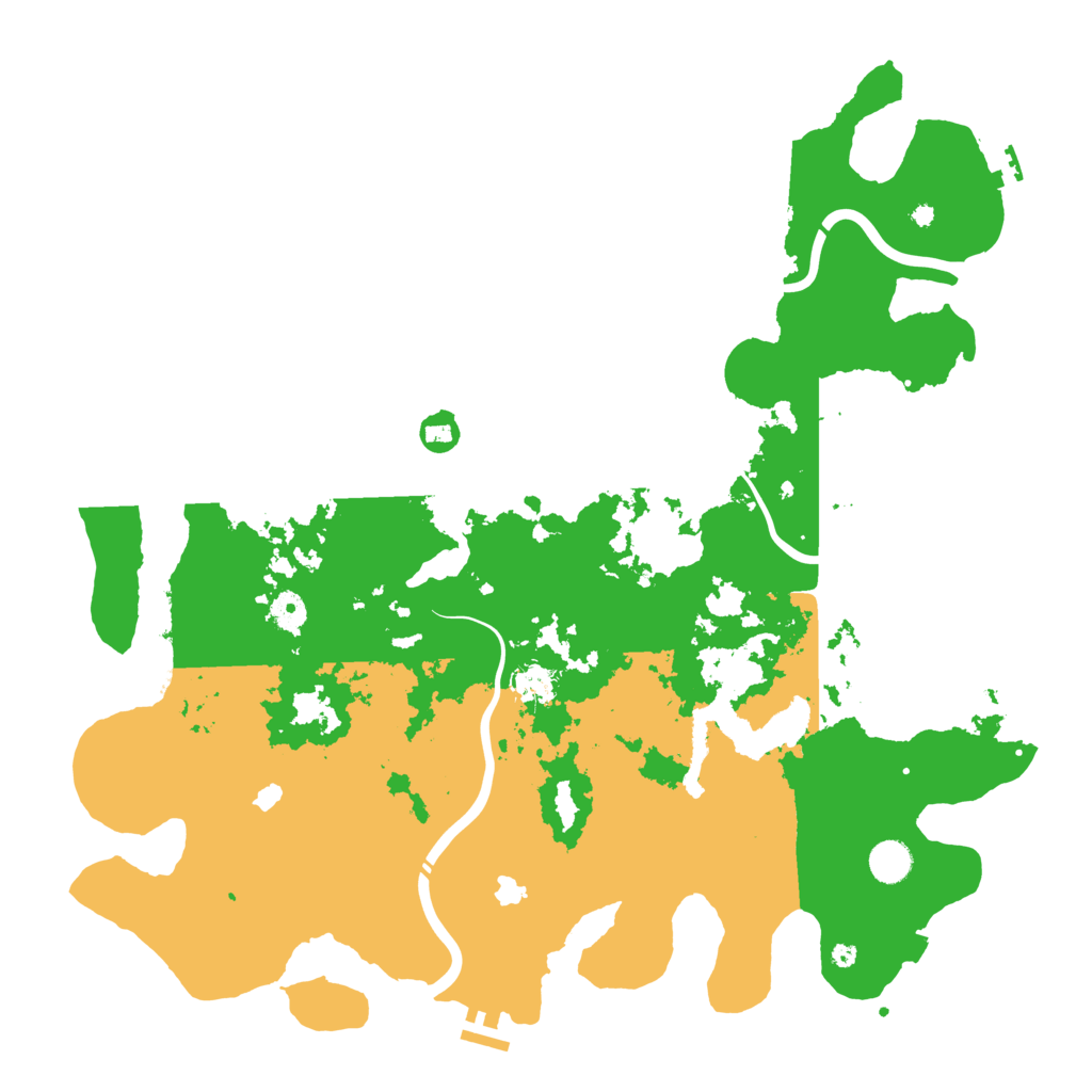 Biome Rust Map: Procedural Map, Size: 4500, Seed: 3867833