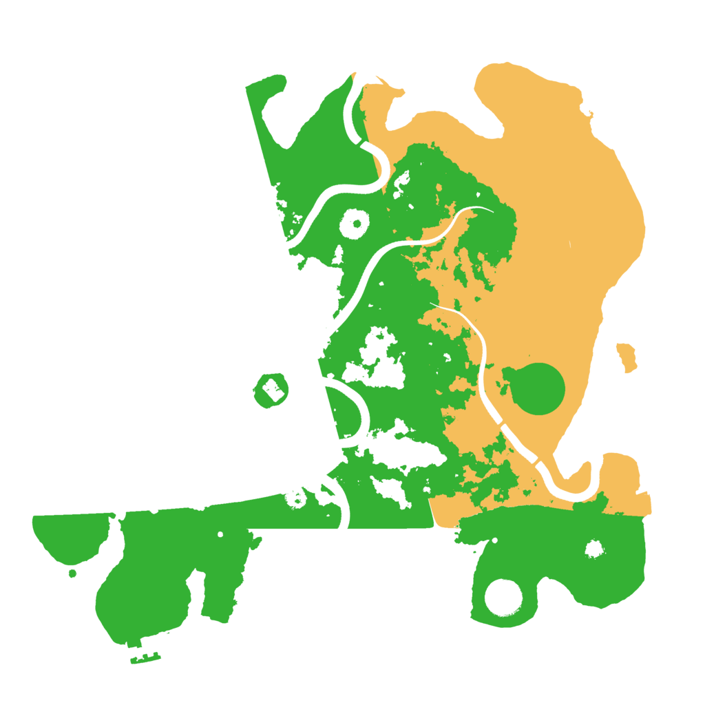 Biome Rust Map: Procedural Map, Size: 3550, Seed: 264970
