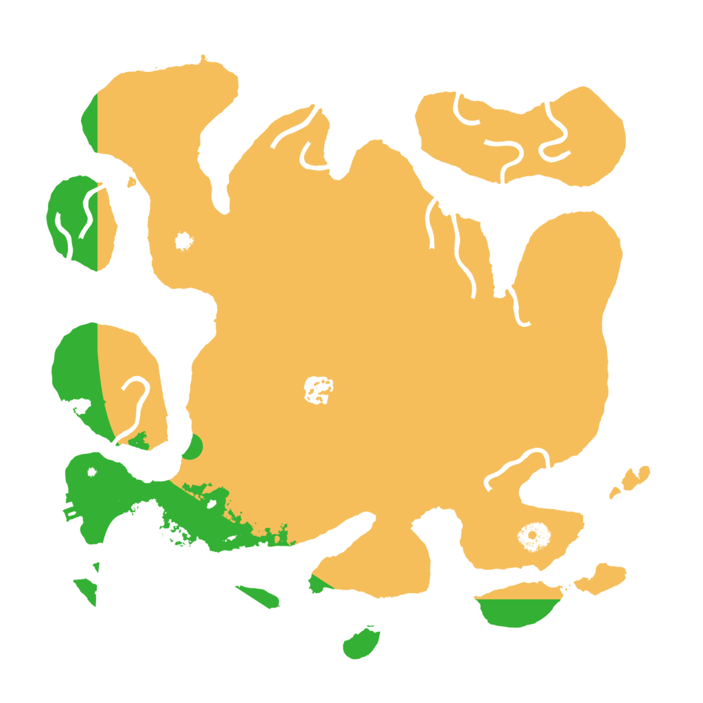 Biome Rust Map: Procedural Map, Size: 3500, Seed: 1912022