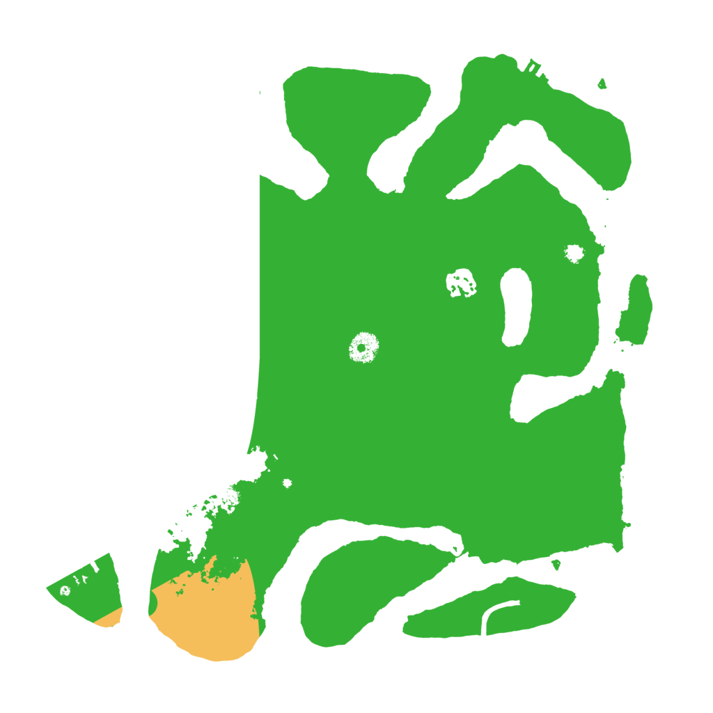 Biome Rust Map: Procedural Map, Size: 3550, Seed: 72018