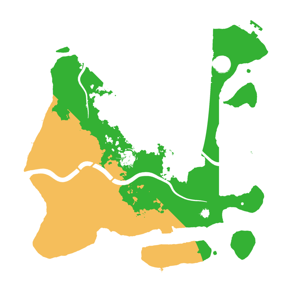 Biome Rust Map: Procedural Map, Size: 3000, Seed: 2039144070
