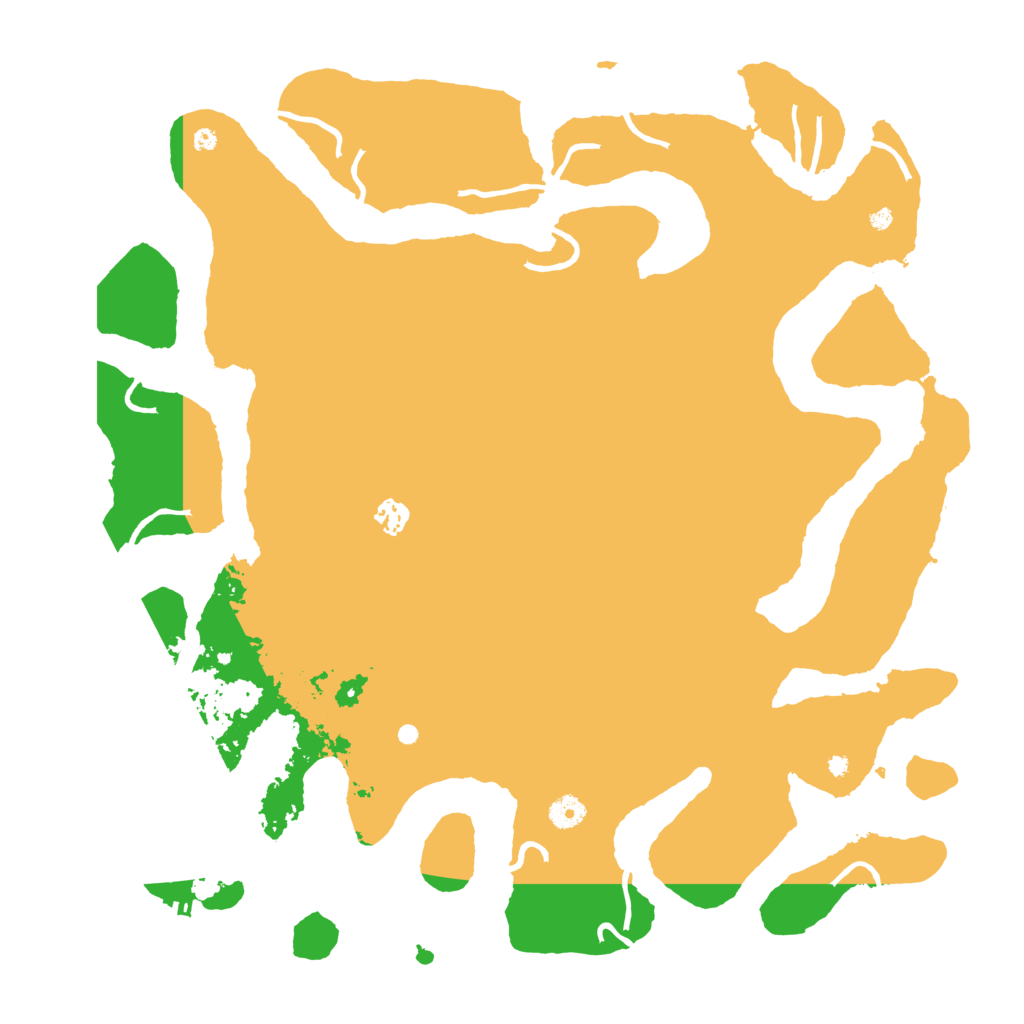 Biome Rust Map: Procedural Map, Size: 4500, Seed: 351541