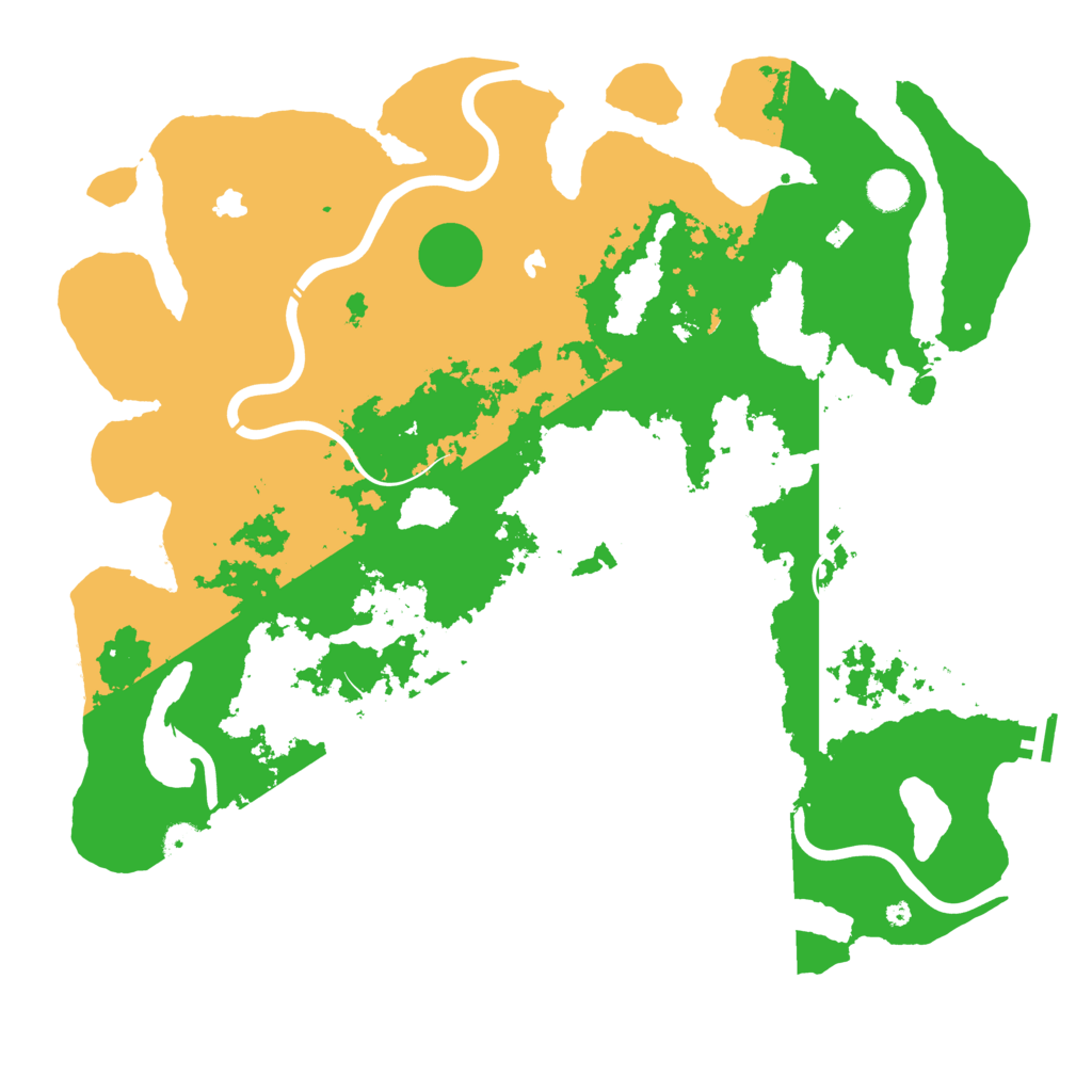 Biome Rust Map: Procedural Map, Size: 4500, Seed: 4708607