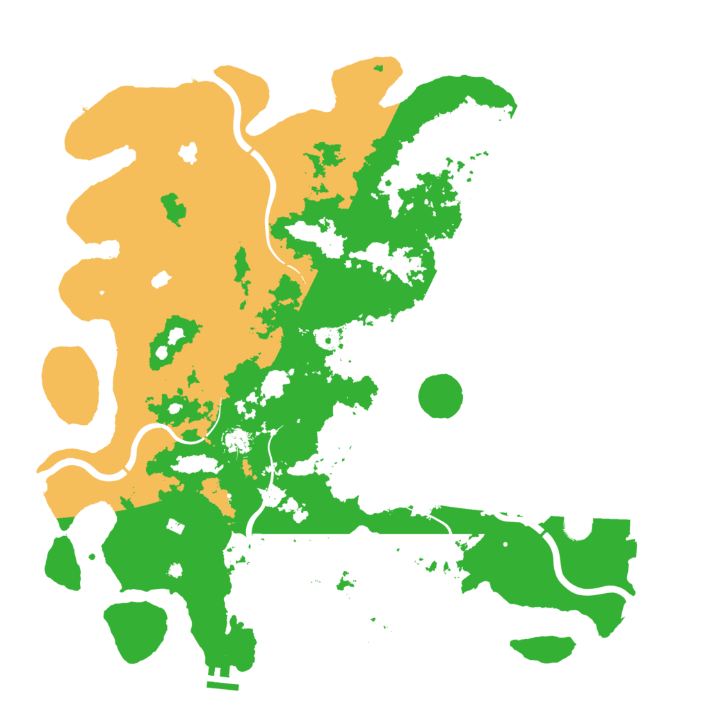 Biome Rust Map: Procedural Map, Size: 4500, Seed: 5095908