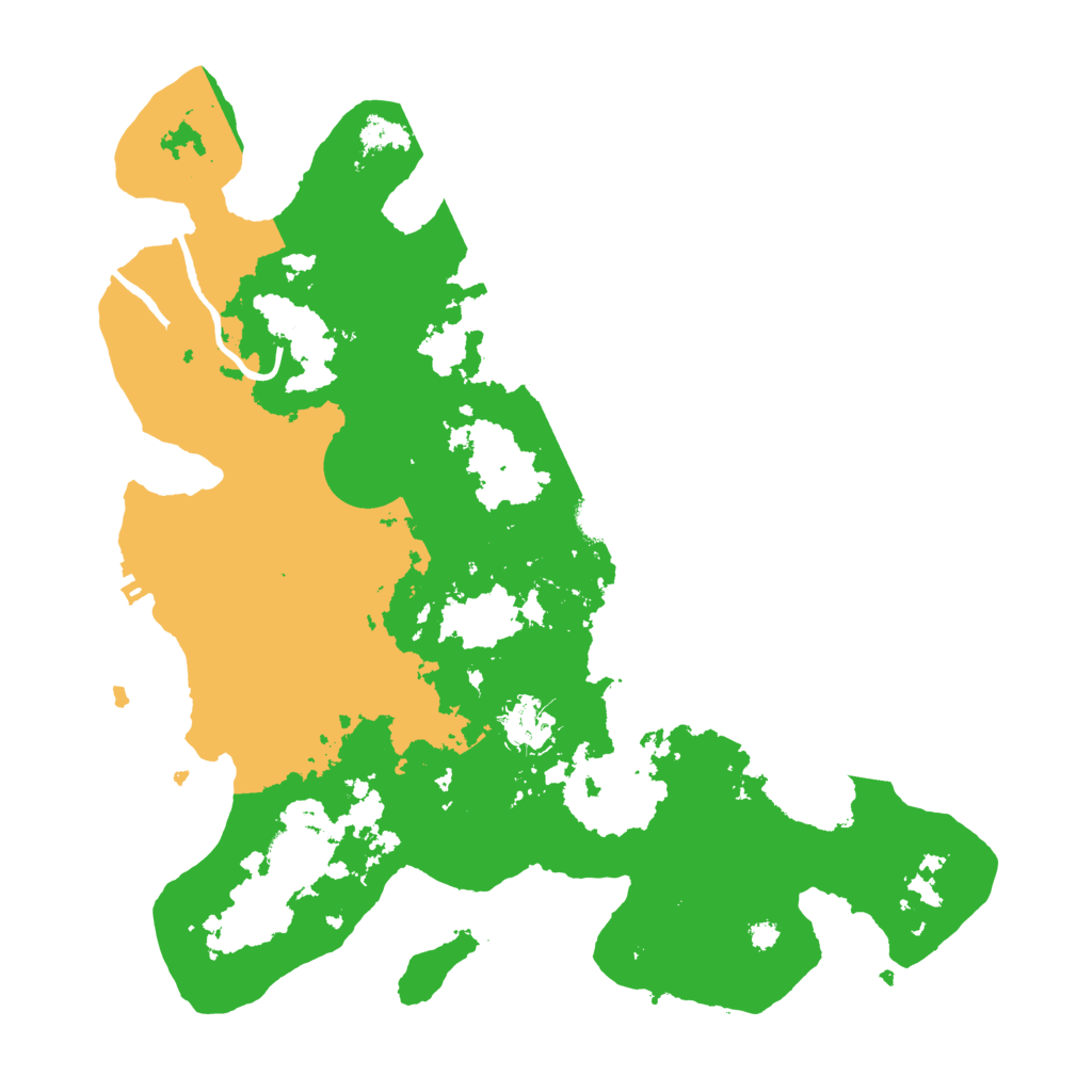 Biome Rust Map: Procedural Map, Size: 3500, Seed: 140061311