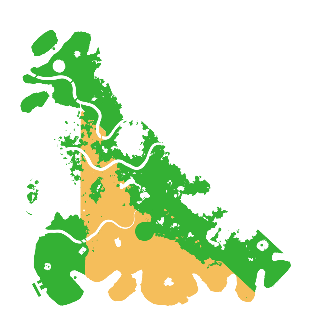 Biome Rust Map: Procedural Map, Size: 4500, Seed: 5351877
