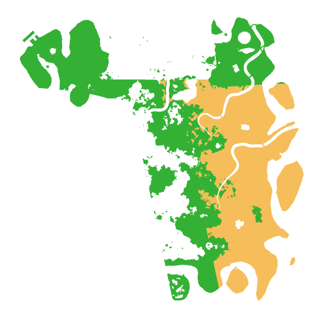 Biome Rust Map: Procedural Map, Size: 4500, Seed: 6096106
