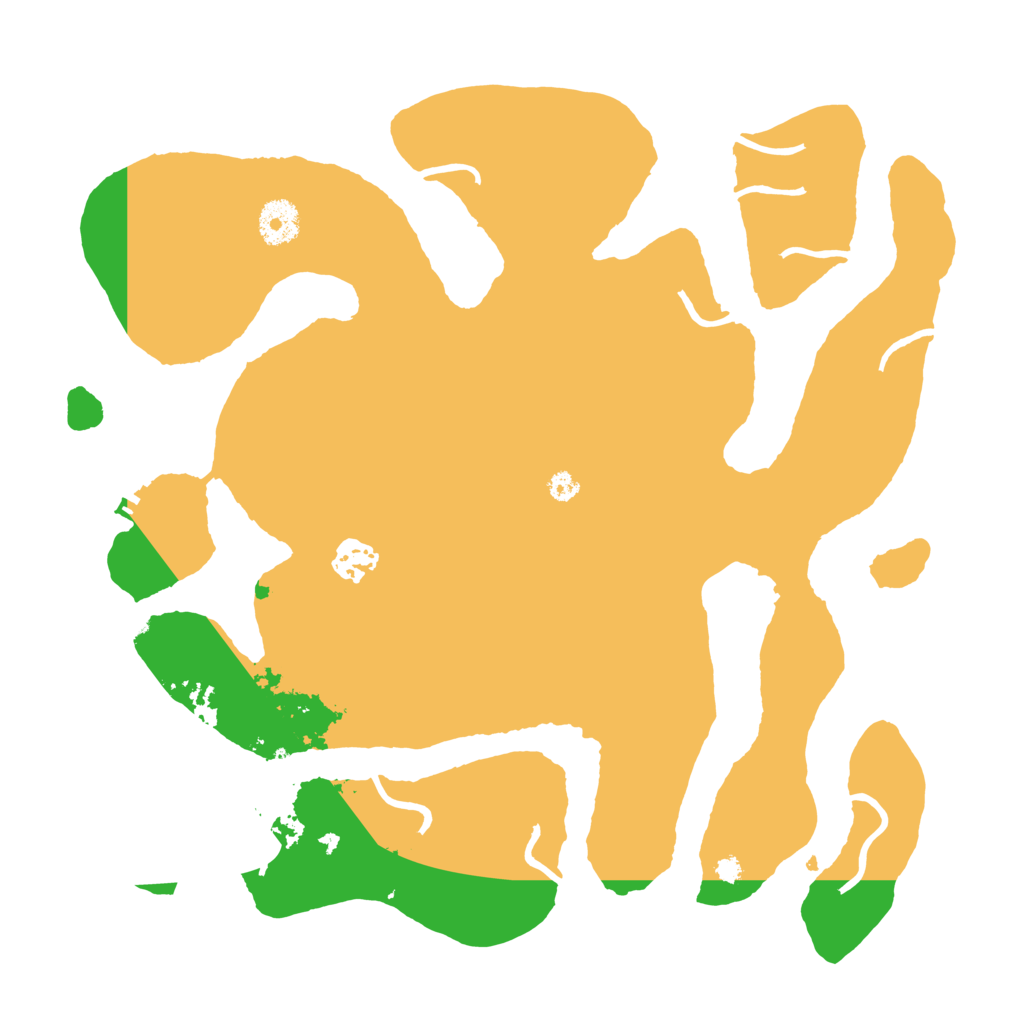 Biome Rust Map: Procedural Map, Size: 3550, Seed: 12671